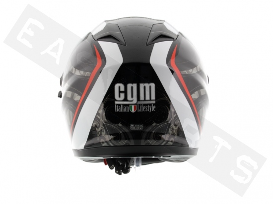 Helm Integral CGM 308G Los Angeles Rot Glänzend (Doppelvisier)